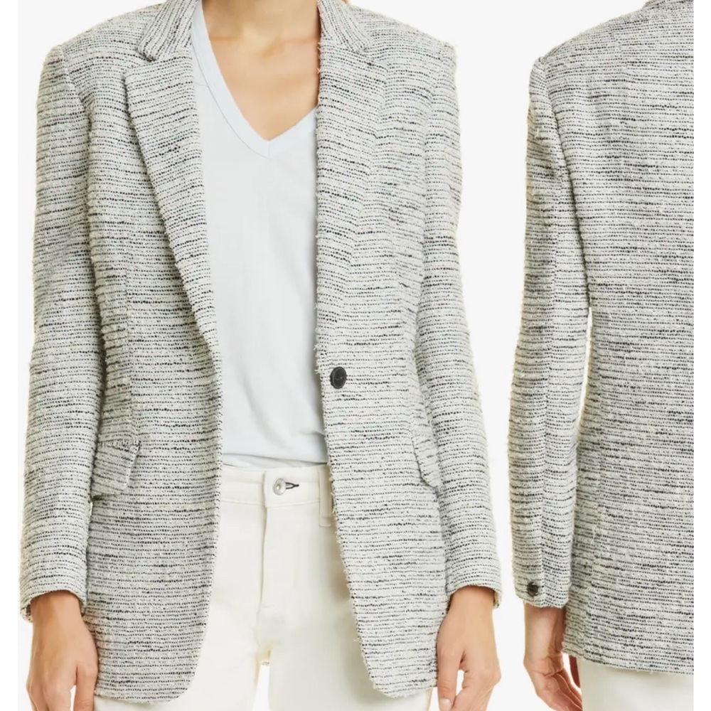 Rag & Bone Ames Deconstructed Tweed Blazer size 4 brand new